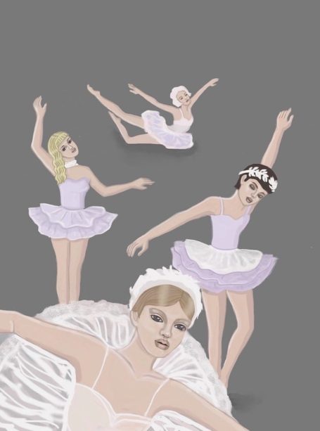 Portrait, women, dance